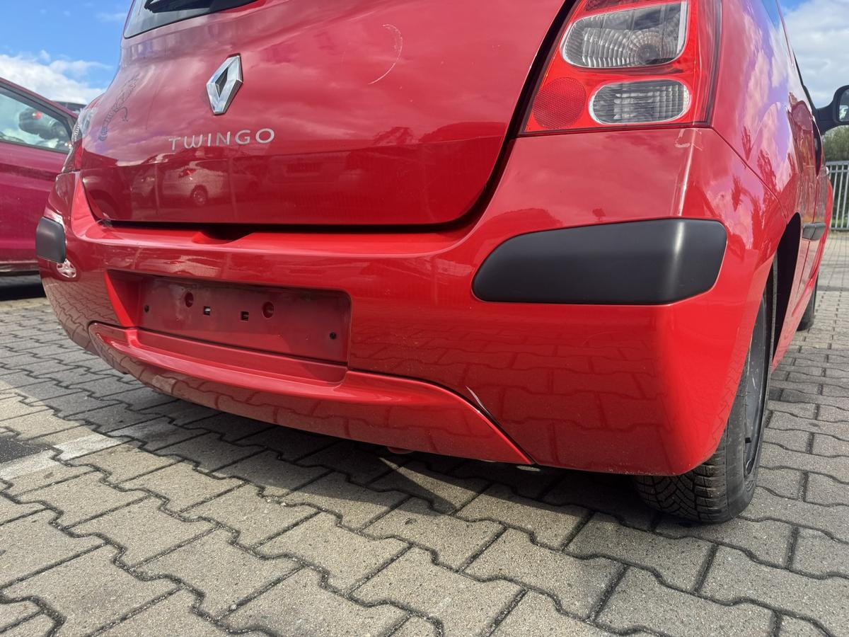 Renault Twingo 2 original Sto&szlig;stange Stossf&auml;nger hinten OV727 Red Brisk Bj.2008